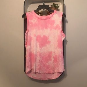 Pink Tie Dye Top